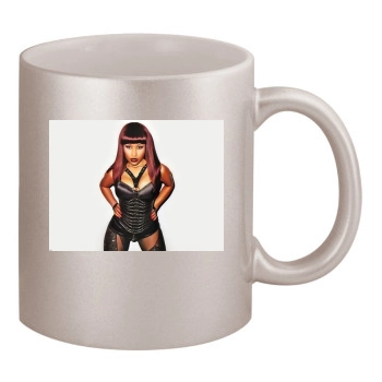 Nicki Minaj 11oz Metallic Silver Mug