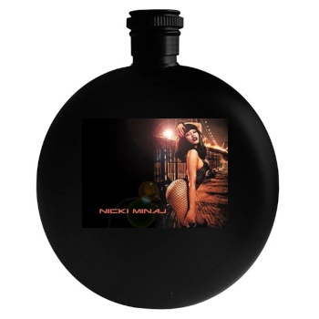 Nicki Minaj Round Flask