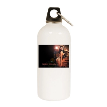 Nicki Minaj White Water Bottle With Carabiner