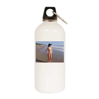 Paris Hilton White Water Bottle With Carabiner