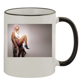 Paris Hilton 11oz Colored Rim & Handle Mug