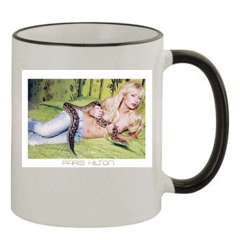 Paris Hilton 11oz Colored Rim & Handle Mug