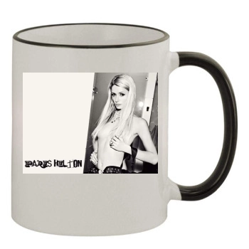 Paris Hilton 11oz Colored Rim & Handle Mug