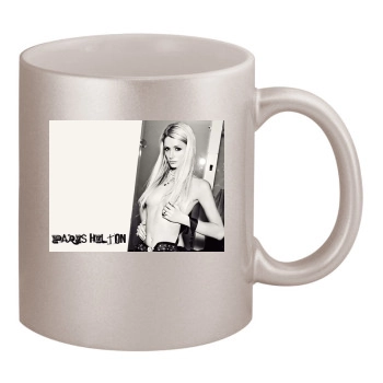 Paris Hilton 11oz Metallic Silver Mug