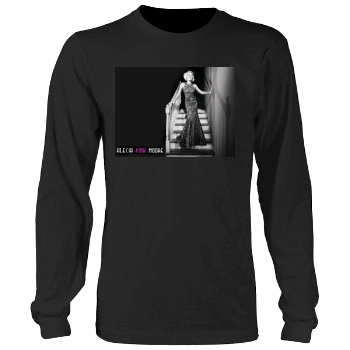 Pink Men's Heavy Long Sleeve TShirt