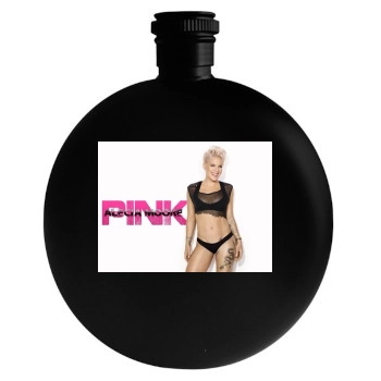 Pink Round Flask