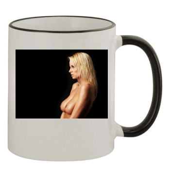 Rhian Sugden 11oz Colored Rim & Handle Mug