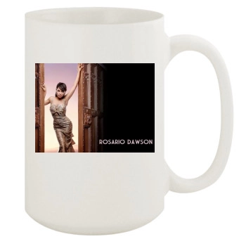 Rosario Dawson 15oz White Mug