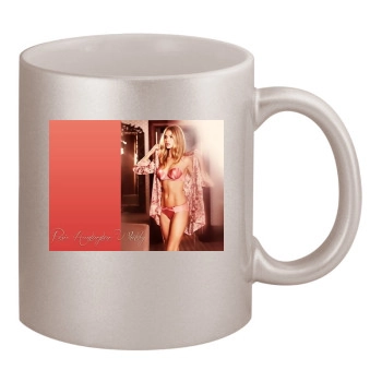 Rosie Huntington-Whiteley 11oz Metallic Silver Mug