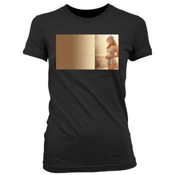 Rosie Huntington-Whiteley Women's Junior Cut Crewneck T-Shirt