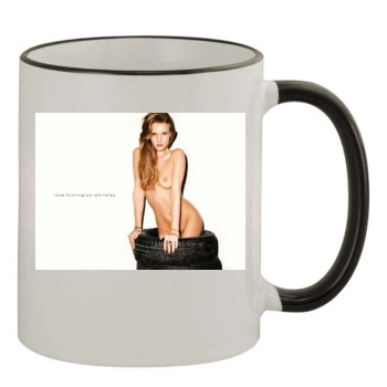 Rosie Huntington-Whiteley 11oz Colored Rim & Handle Mug