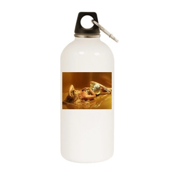 Shakira White Water Bottle With Carabiner