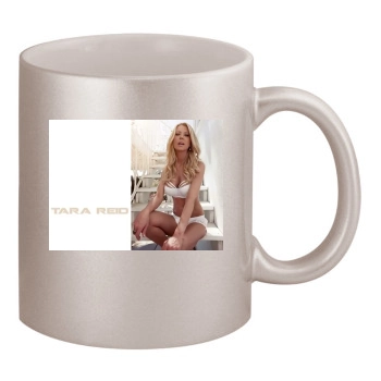 Tara Reid 11oz Metallic Silver Mug