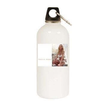 Tara Reid White Water Bottle With Carabiner