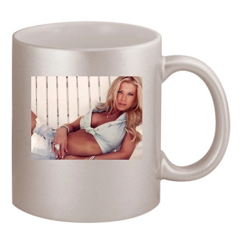 Tara Reid 11oz Metallic Silver Mug