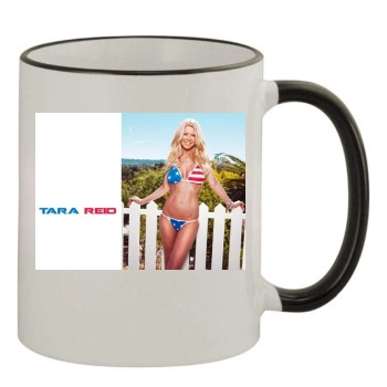 Tara Reid 11oz Colored Rim & Handle Mug