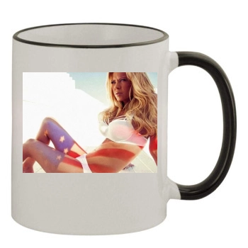 Tara Reid 11oz Colored Rim & Handle Mug