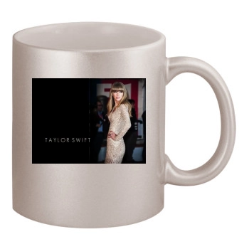 Taylor Swift 11oz Metallic Silver Mug