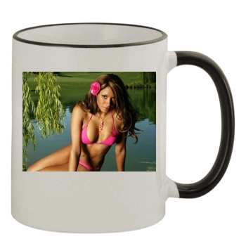 Traci Bingham 11oz Colored Rim & Handle Mug