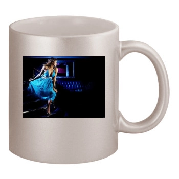 Traci Bingham 11oz Metallic Silver Mug