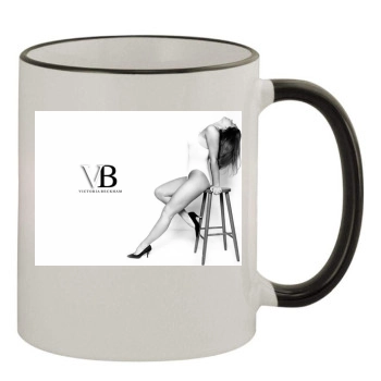 Victoria Beckham 11oz Colored Rim & Handle Mug