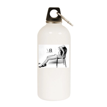 Victoria Beckham White Water Bottle With Carabiner