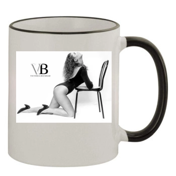 Victoria Beckham 11oz Colored Rim & Handle Mug