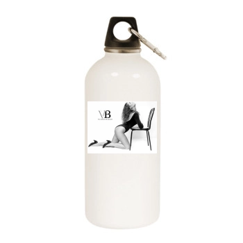 Victoria Beckham White Water Bottle With Carabiner