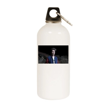 Bastille White Water Bottle With Carabiner