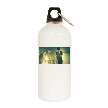 Bastille White Water Bottle With Carabiner