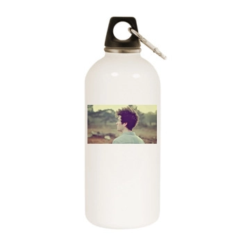 Bastille White Water Bottle With Carabiner