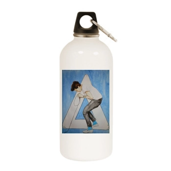 Bastille White Water Bottle With Carabiner