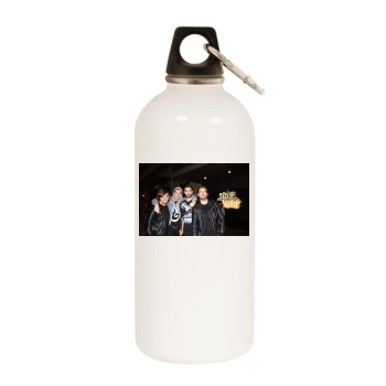 Bastille White Water Bottle With Carabiner