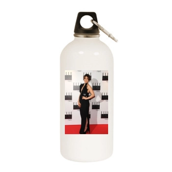 Rachel Stevens White Water Bottle With Carabiner