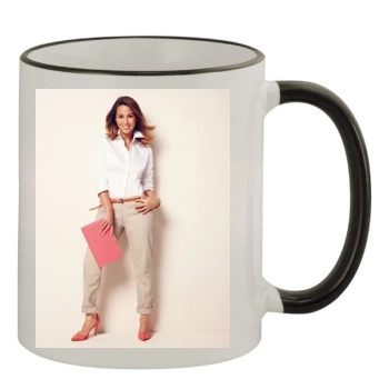 Rachel Stevens 11oz Colored Rim & Handle Mug