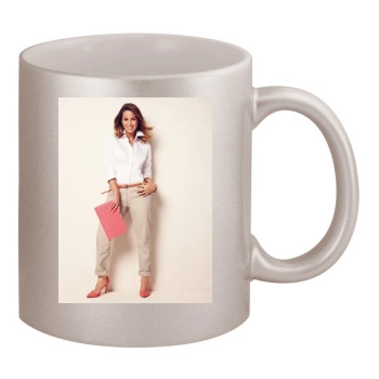 Rachel Stevens 11oz Metallic Silver Mug