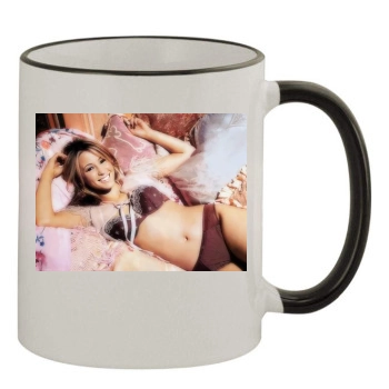 Rachel Stevens 11oz Colored Rim & Handle Mug