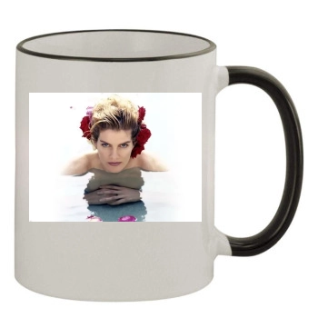 Rene Russo 11oz Colored Rim & Handle Mug