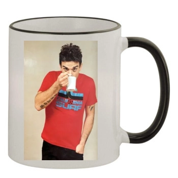 Robbie Williams 11oz Colored Rim & Handle Mug