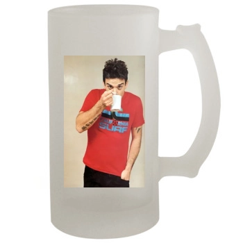 Robbie Williams 16oz Frosted Beer Stein