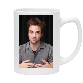 Robert Pattinson 14oz White Statesman Mug