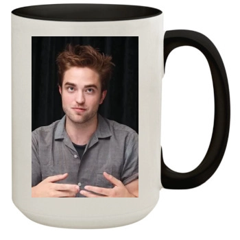 Robert Pattinson 15oz Colored Inner & Handle Mug