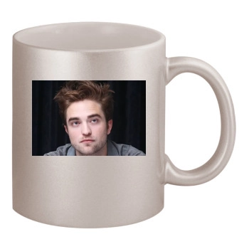 Robert Pattinson 11oz Metallic Silver Mug
