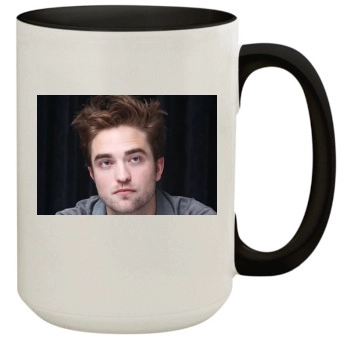 Robert Pattinson 15oz Colored Inner & Handle Mug