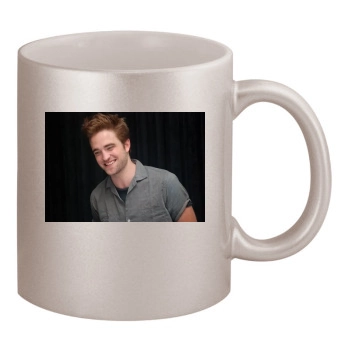 Robert Pattinson 11oz Metallic Silver Mug