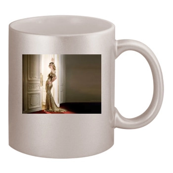 Rosamund Pike 11oz Metallic Silver Mug