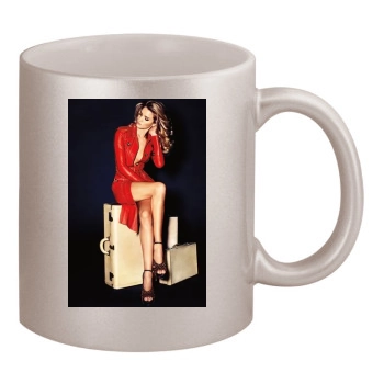 Rosie Huntington-Whiteley 11oz Metallic Silver Mug