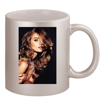 Rosie Huntington-Whiteley 11oz Metallic Silver Mug