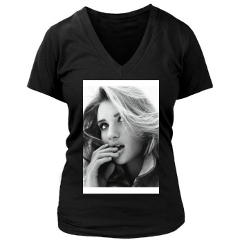 Rosie Huntington-Whiteley Women's Deep V-Neck TShirt