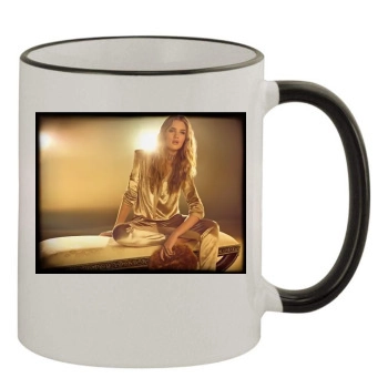 Rosie Huntington-Whiteley 11oz Colored Rim & Handle Mug